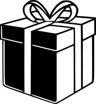 Gift Box - High Quality Vector Logo - Vector illustration ideal for T-shirt graphic