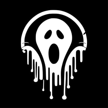 Horror, Minimalist and Simple Silhouette - Vector illustration