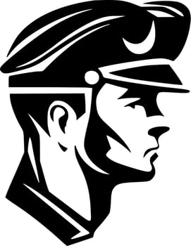 Military - High Quality Vector Logo - Vector illustration ideal for T-shirt graphic
