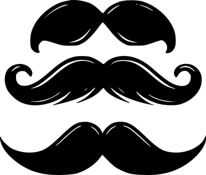 Moustache - Minimalist and Flat Logo - Vector illustration
