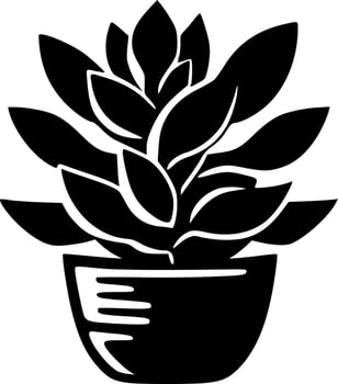 Succulent - Minimalist and Flat Logo - Vector illustration