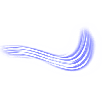 blue wavy light effect png