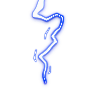 Lightning blue thunder png