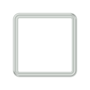 curved white frame png