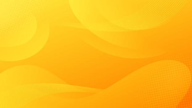 Abstract Gradient yellow Orange liquid Wave Background vector