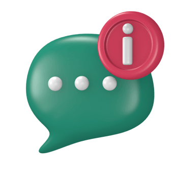 Chat Bubble 3d cute shop customer icon for social media post png