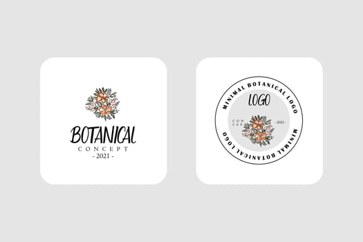 Minimalist Flower Logo Pack vector
