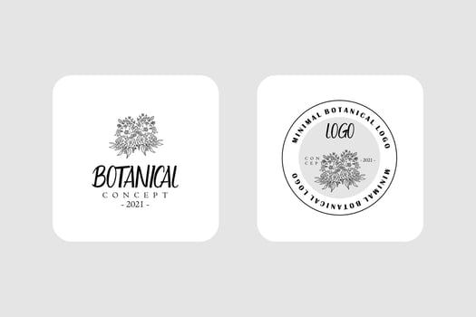 Minimalist Flower Logo Pack vector