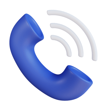3d icon phone isolated on transparent background png