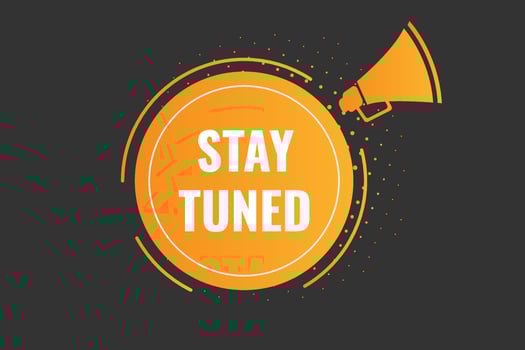 Stay Tuned Button. Speech Bubble, Banner Label Stay Tuned vector