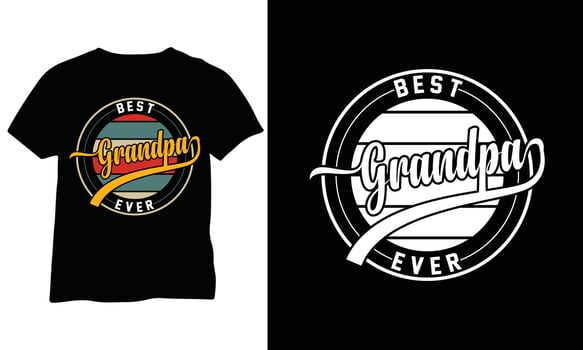 Best Grandpa Ever t-shirt Best Grandpa Ever Eps Fathers Day Vector design