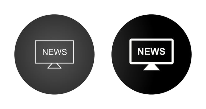 National News Vector Icon