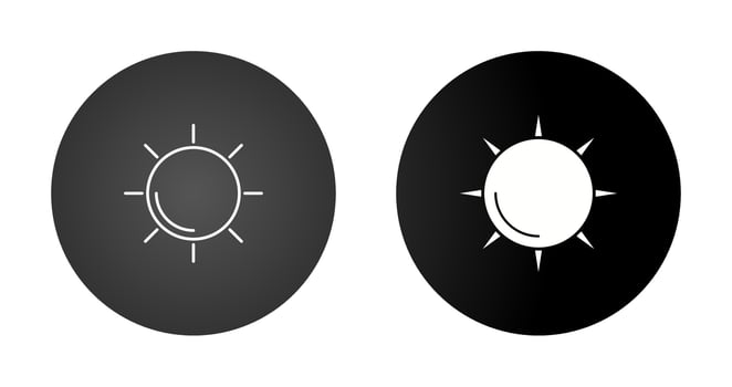 Sun Vector Icon