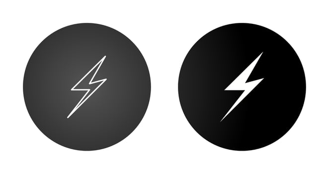 Lightening Vector Icon