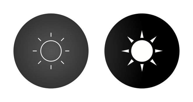 Sun Vector Icon