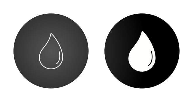 Water Droplet Vector Icon