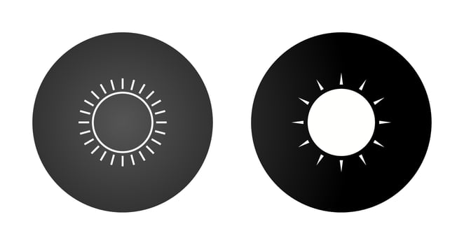 Sun Vector Icon