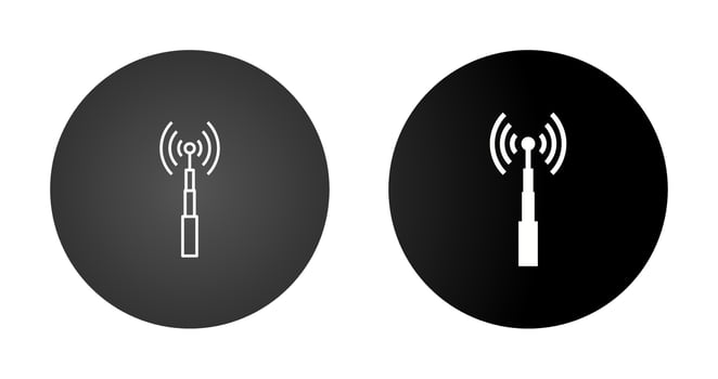 Telecome Tower Vector Icon