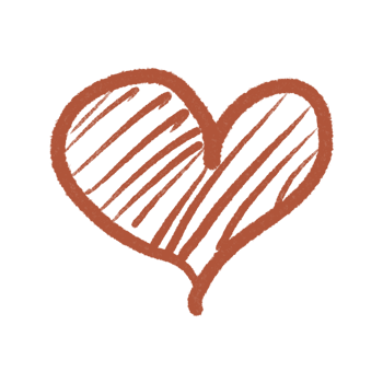 Hand drawn hearts, minimal hearts for planners. png
