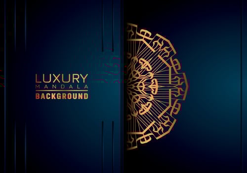 Luxury mandala background ornamental, arabesque style With Golden Arabesque Pattern Style. Decorative Mandala Ornament For Print, Brochure, Banner, Cover, Poster, Invitation Card vector