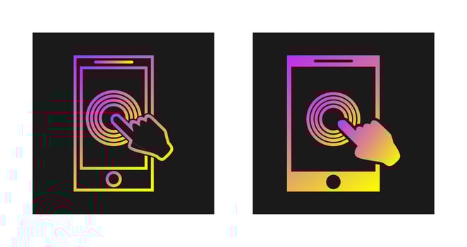 Touch Screen Vector Icon