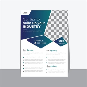 Modern Business Flyer Template vector