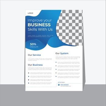 Modern Business Flyer Template design vector