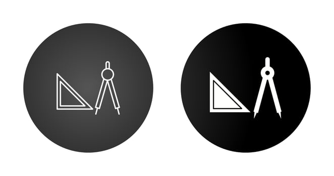 Geometry Tools Vector Icon