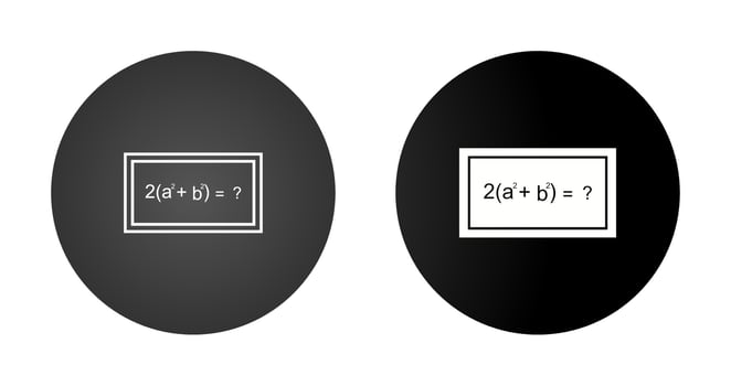 Solving Formula Vector Icon