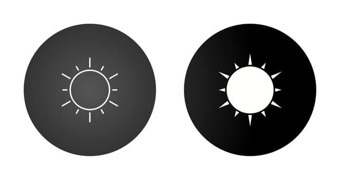 Sun Vector Icon