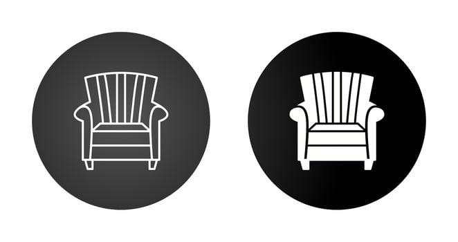 Single Sofa Vector Icon