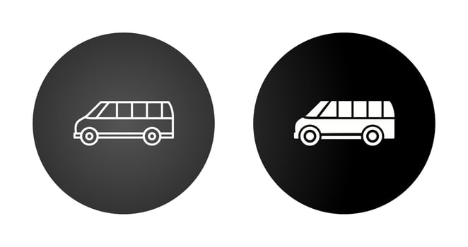 Delivery Bus Vector Icon