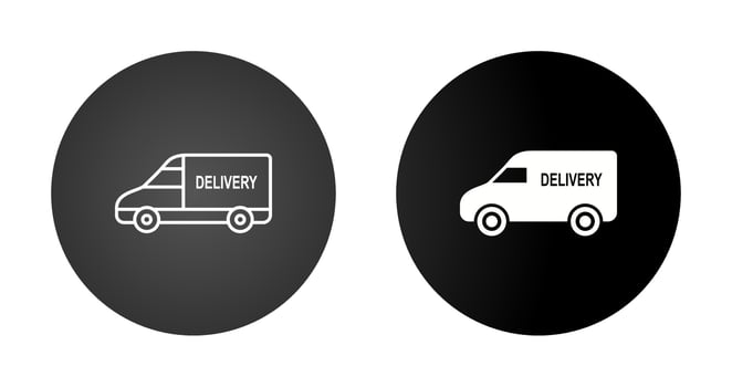 Delivery Car Vector Icon