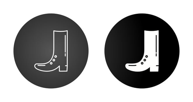 Cowboy Boot Vector Icon