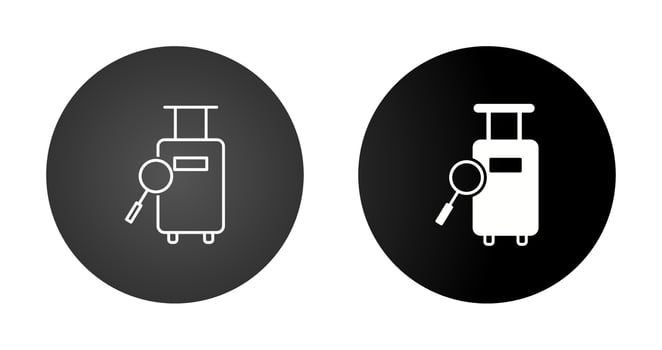 Find Luggage Vector Icon