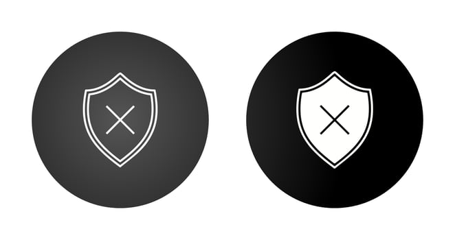 Unprotected Vector Icon