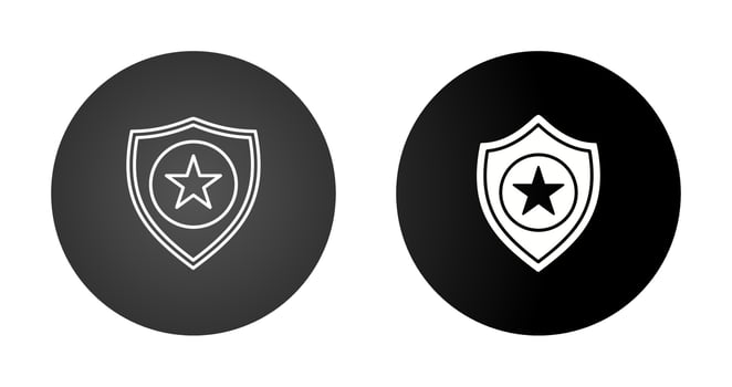 Police Badge Vector Icon
