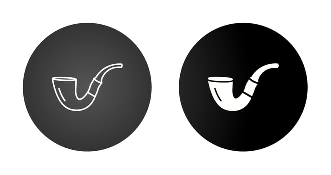 Cigar Pipe Vector Icon