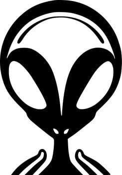 Alien - High Quality Vector Logo - Vector illustration ideal for T-shirt graphic