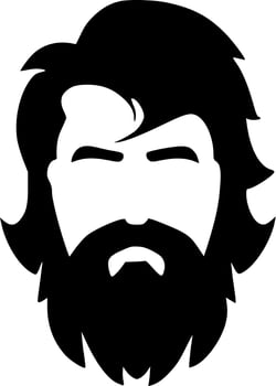 Beard - High Quality Vector Logo - Vector illustration ideal for T-shirt graphic