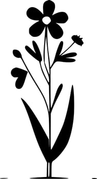Birth Flower, Minimalist and Simple Silhouette - Vector illustration