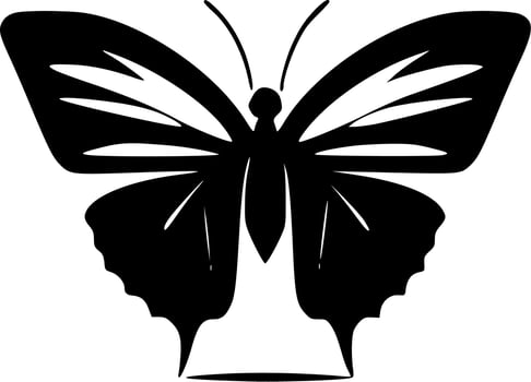 Butterfly - Minimalist and Flat Logo - Vector illustration