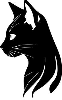 Cat - Minimalist and Flat Logo - Vector illustration