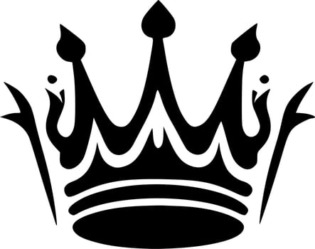 Crown - Minimalist and Flat Logo - Vector illustration