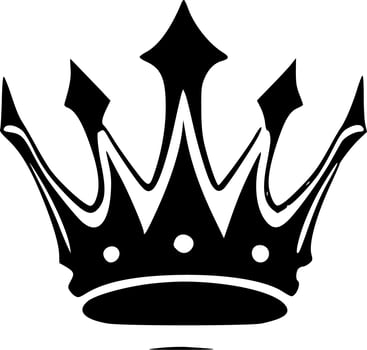 Crown - Minimalist and Flat Logo - Vector illustration
