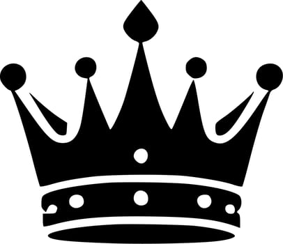 Crown - Minimalist and Flat Logo - Vector illustration