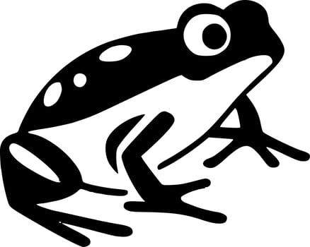 Frog - High Quality Vector Logo - Vector illustration ideal for T-shirt graphic