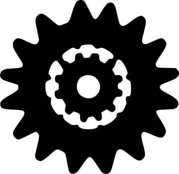 Gear - High Quality Vector Logo - Vector illustration ideal for T-shirt graphic
