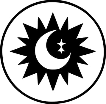 Islam - Minimalist and Flat Logo - Vector illustration