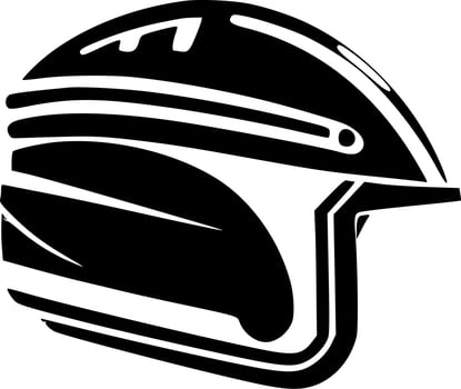 Helmet - High Quality Vector Logo - Vector illustration ideal for T-shirt graphic